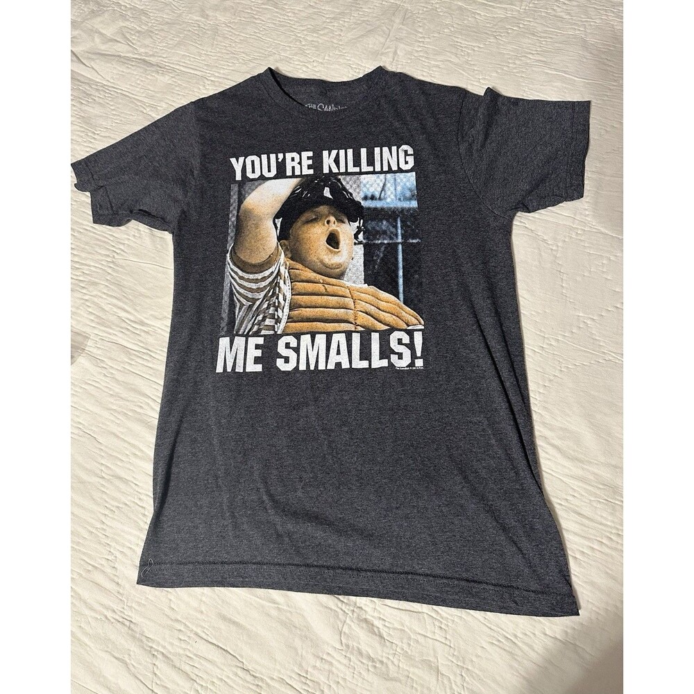 The Sandlot You're Killing Me Smalls Print Short-Sleeve Tshirt Mens M Gray